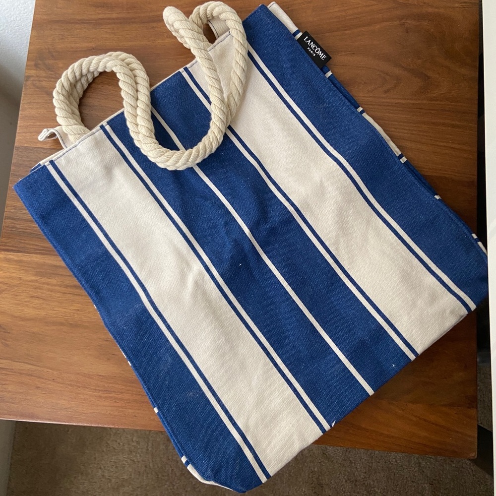 Lancôme nautical tote bag